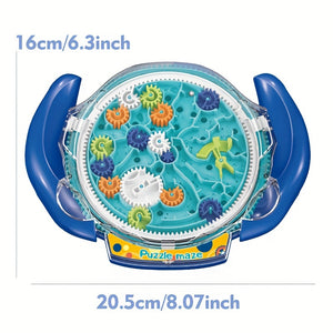 Children's Boys And Girls Three-dimensional Gear Maze Disk Toy Parent-child Interactive Handheld Ball Sliding Disk Tabletop Game