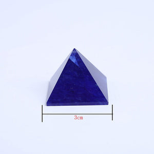 Pyramid-Finest Big  Blue Melting Quartz  Pyramids  Gemstone 1.18 Carved Pyramidal Crystal Healing Crafts