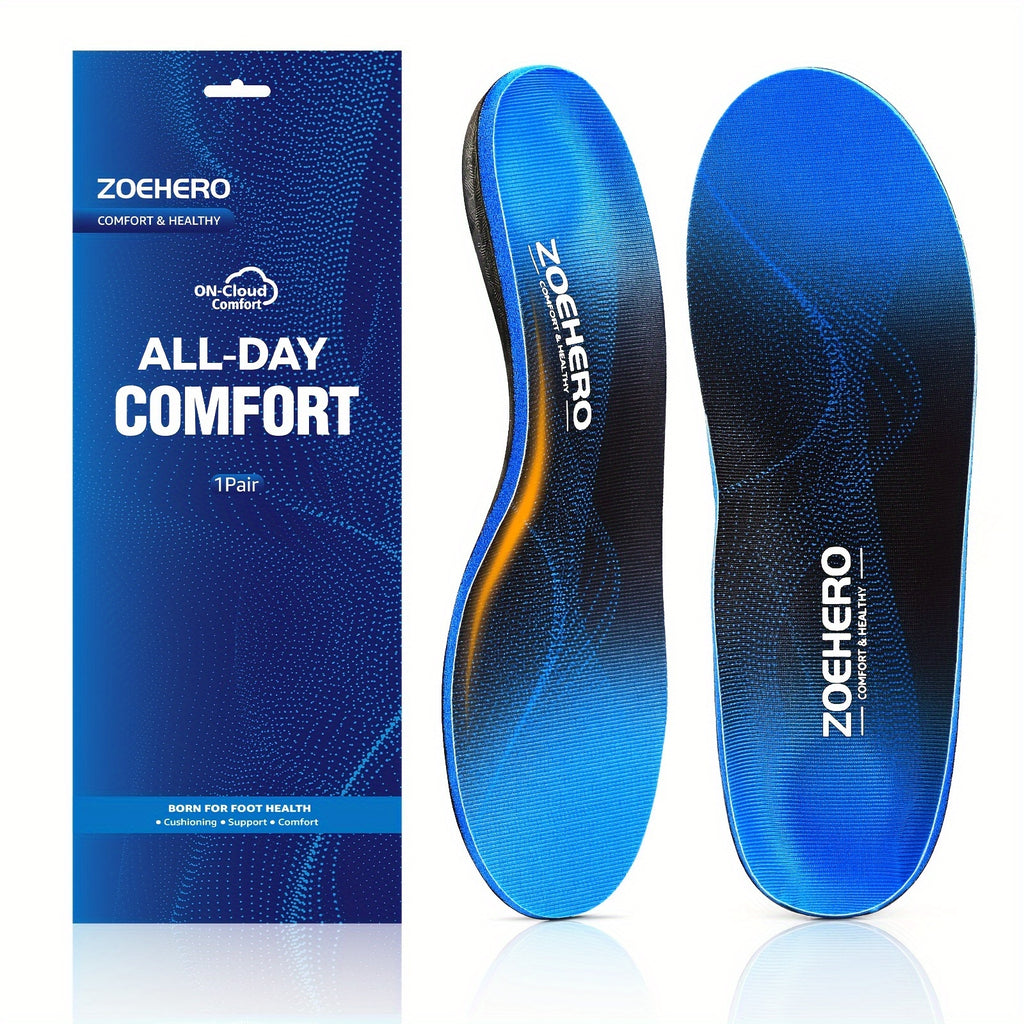 Heavy Duty Arch Support Insoles for Men & Women, Strong Arch Support Shoe Inserts,Flat Feet Insoles,Shock Absorbing, Pressure Distributing,for Work Boots & Various Shoes, Comfort Insoles for Standing All Day, Work,Sprots,Hiking