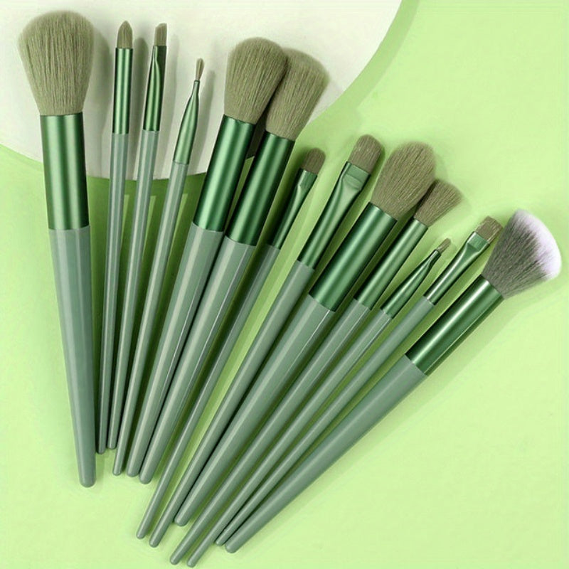 Makeup Brush Set Soft Fluffy Professiona Cosmetic Foundation Powder Eyeshadow Kabuki Blending Make Up Brush Beauty Tool Makeup Sponge Storag