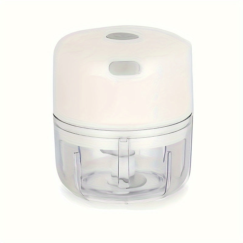 Multi-Purpose USB-Charged Mini Food Chopper - Quick and Efficient 1000 RPM Electric Grinder for Garlic, Veggies, and More