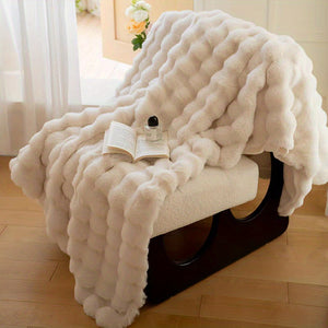 1pc Soft and Cozy Plush Blanket for Travel, Sofa, Bed, and Home Decor - Perfect Gift for Family and Friends