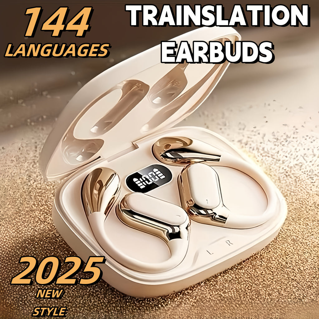 2025 New Senyang AI Translation Wireless Earbuds - Comfortable, Noise-Canceling, Touch-Controlled, Multi-Language Support, Rechargeable Lithium Battery, Ideal for Travel, Socializing, Studying, and Sports - Adult Movie and Game Themed, Travel Headphones |