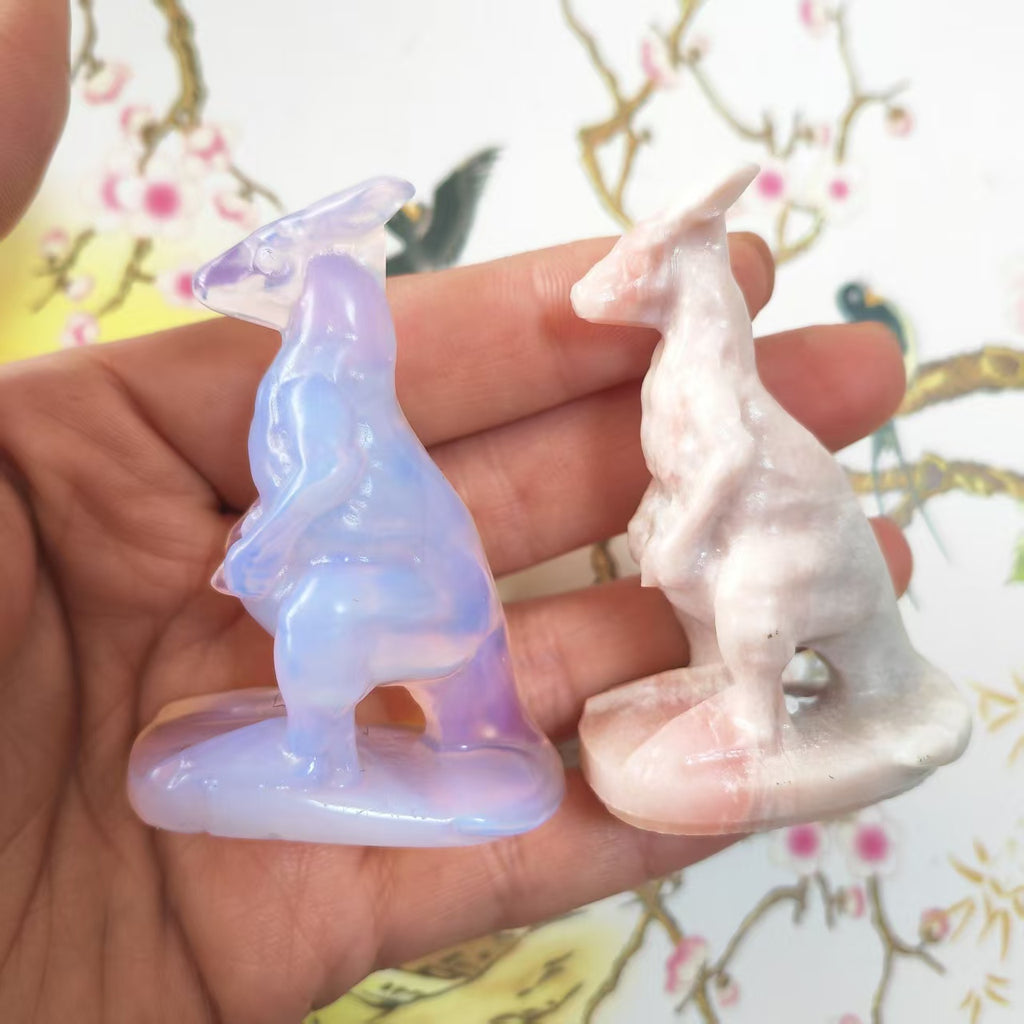 Hand carved Crystal Kangaroo Crystal Animal