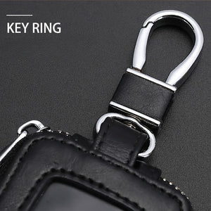 1pc Universal Car Key Fob Case, Car Smart Key Fob Holder For Remote Key Fob, There Are Four Colors Available Key Holder, Burgundy, Black, Bl