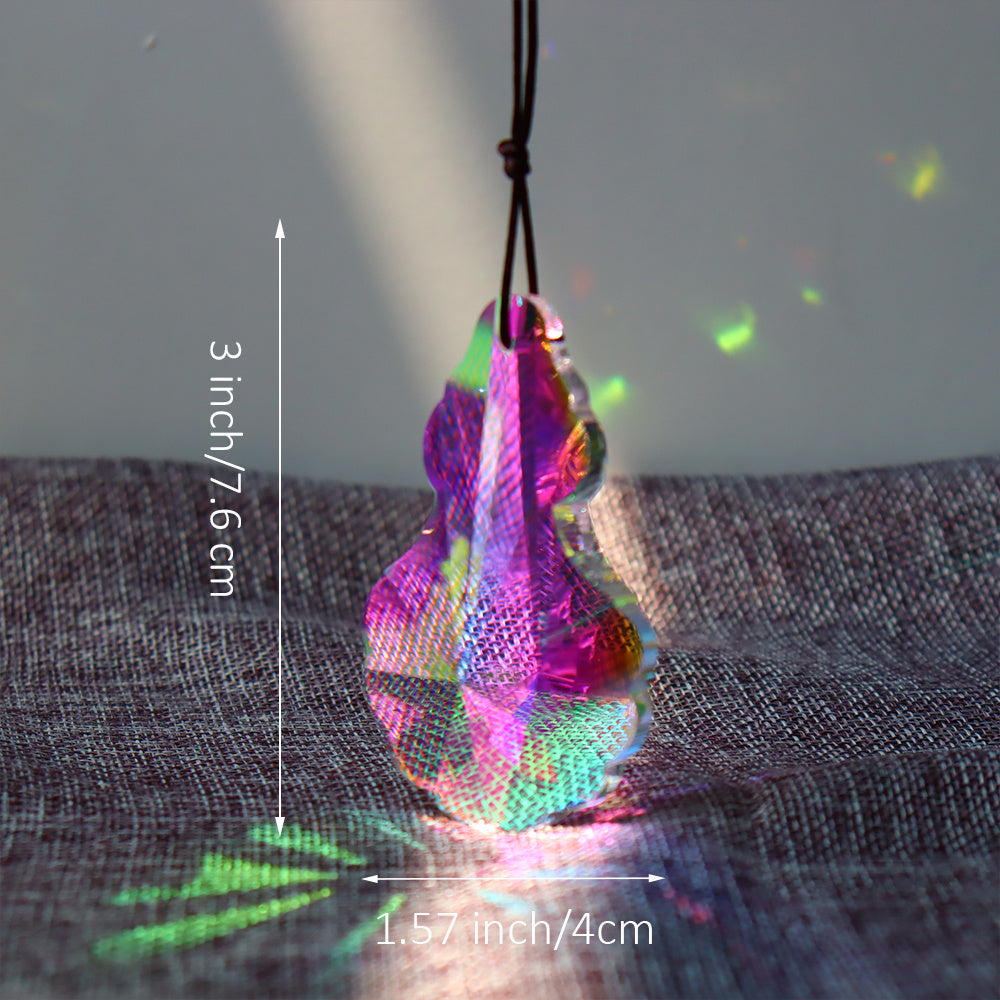 1pc Crystal Pendant Sun Catcher Glass Prism Hanging For Home Decoration Wedding Party Decoration