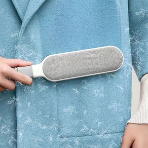 Reusable Dust Brush, Double-sided Pet Hair Remover, Manual Electrostatic Brush, Suitable For Cleaning Cats, Dogs, Clothes, Sofas, Furniture, Bedding, Carpets.