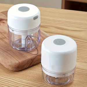 Multi-Purpose USB-Charged Mini Food Chopper - Quick and Efficient 1000 RPM Electric Grinder for Garlic, Veggies, and More