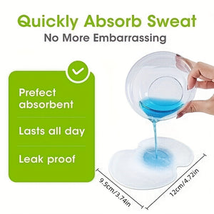 20/30/50pcs Underarm Sweat Pads, Washable Sweat Absorbing Guards, Dress Sweat Perspiration Pads Shield, Absorbent Deodorant Pad