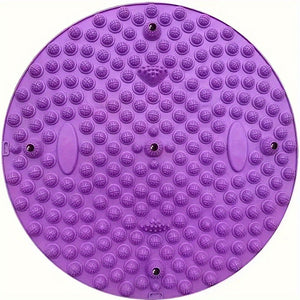 Foldable Foot Massage Pad with Granular Bumps for Stress and Muscle Relaxation – Purple Plastic Massage Mat for Home, Work, or Travel Use, Muscle Relaxation Tool | Textured Surface | Raised Nodules Mat