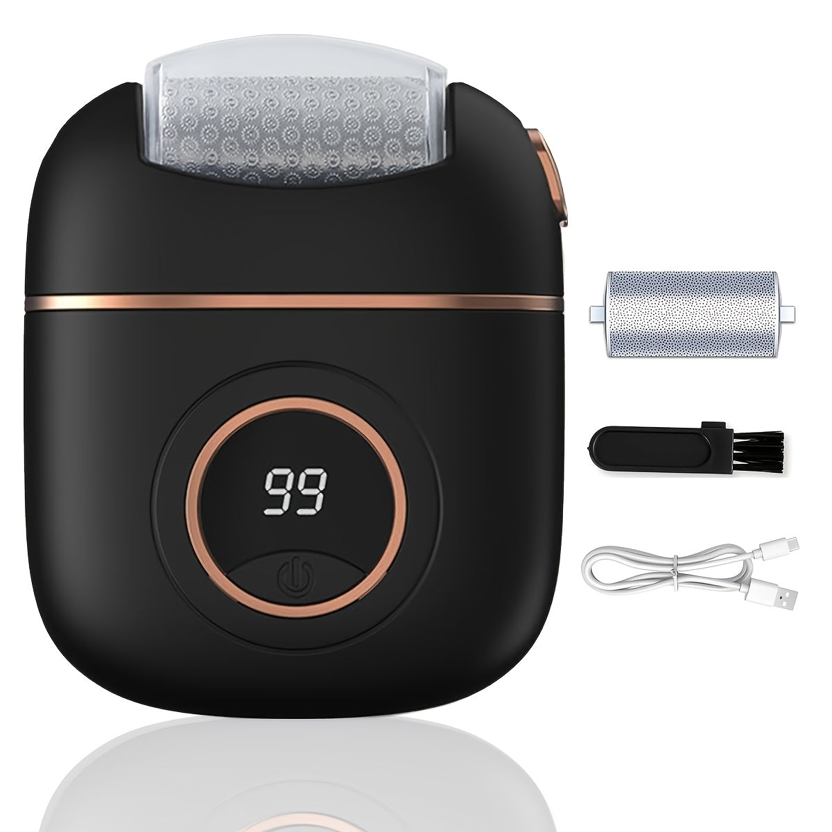 [Electric Peel Remover] Rechargeable Electric Foot Callus Remover Kit - Portable Professional Foot Care, Perfect Peel, Remove Hard Cracked Dry Skin