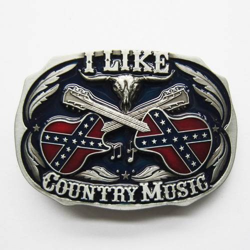 New Vintage Enamel Western Country Music Belt Buckle US Local Shipping