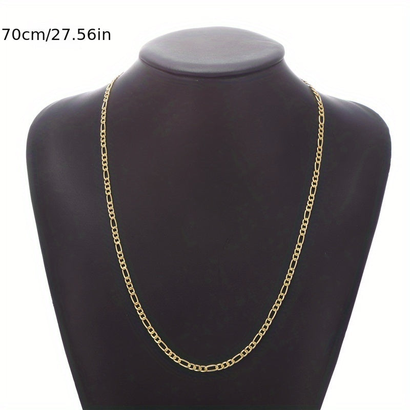 1pc Men's Simple Fashion Golden Necklace