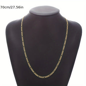 1pc Men's Simple Fashion Golden Necklace