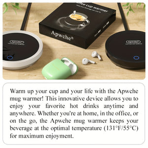 1pc Automatic Sensor Coffee Cup Warmer For Desk - Keep Your Coffee, Tea, Milk And Water Warm - Auto Shut Off/On - Cup Warmer For Home And Of