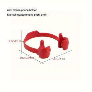 Thumbs Up Adjustable TPU Flexible Mobile Cell Phone Tablet Display Stand Holder Cradle For Mini Switch Desk Desktop Kitchen Home Office Trav