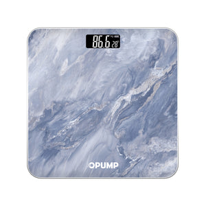 OPUMP Weight Scale, Bathroom Digital Weighing Machine, Good Looking, High Capacity, Accurate And Safe, Large Numbers, Easy to Read Electronic Scale, On Backlit LCD Display, 400 Pounds
