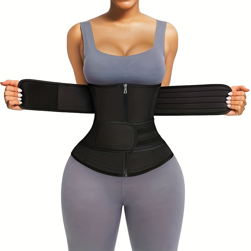 1pc Waist Shaping Belt For Shaping Abdomen, Self Cultivation, Sweating Training Device, Adjustable Waistband Lumbar Support For Weight Loss