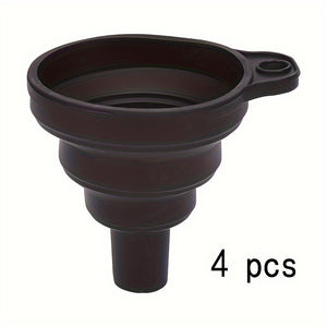 Upgrade Your Car Maintenance With A Universal Silicone Liquid Funnel - Telescopic Long Neck For Easy Oil Changes!