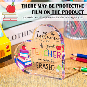 1pc, Teacher Appreciation Day Gift For Women Birthday Gift For Teacher Paperweight Keepsake Thank You Teacher Christmas Gift Teacher Office Classroom Desk