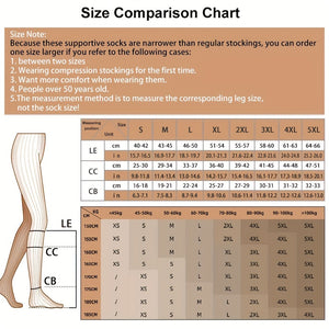 Second Level Compression Socks with Open Toe, Calf Slimming Tights, Plus Size S-5XL, Sports and Travel Care Socks for Long Standing
