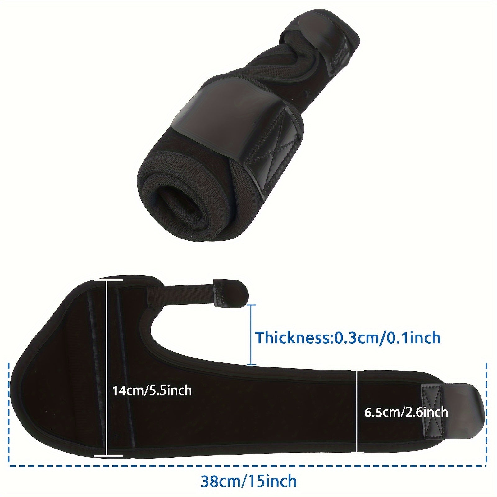 2 packs of Toe Separators with Built-in Metal Plate, Strong Fixation, Mercerized Sponge Composite Fabric, Breathable and Not Stuffy, Suitable for Day and Night Use