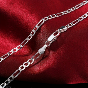 2023 New High Quality Mens Flat Chain Alloy Silver Necklace - Perfect Gift for Weddings & Birthdays! Christmas Halloween Gifts