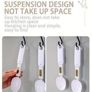 1pc 500g/0.1g Electronic Measuring Spoon Scale, Household Small Kitchen Electronic Scale, Weighing Spoon, Measuring Handheld Accessories Sca