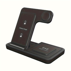 Foldable 3 In 1 Fast Charging Station, 15W Wireless Charger Stand For IPhone 15, 14, 13, 12, 11/Pro/Max/Mini/Plus, X, XR, XS/Max, SE, 8/Plus, Suitable For IWatch 1-9, Suitable For Airpods 3/2/Pro