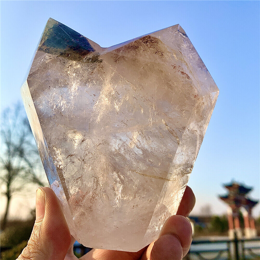 592g High Vibration Natural Crystal with Garden Quartz Soulmate Healing Points