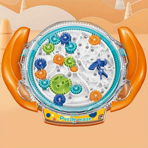 Children's Boys And Girls Three-dimensional Gear Maze Disk Toy Parent-child Interactive Handheld Ball Sliding Disk Tabletop Game