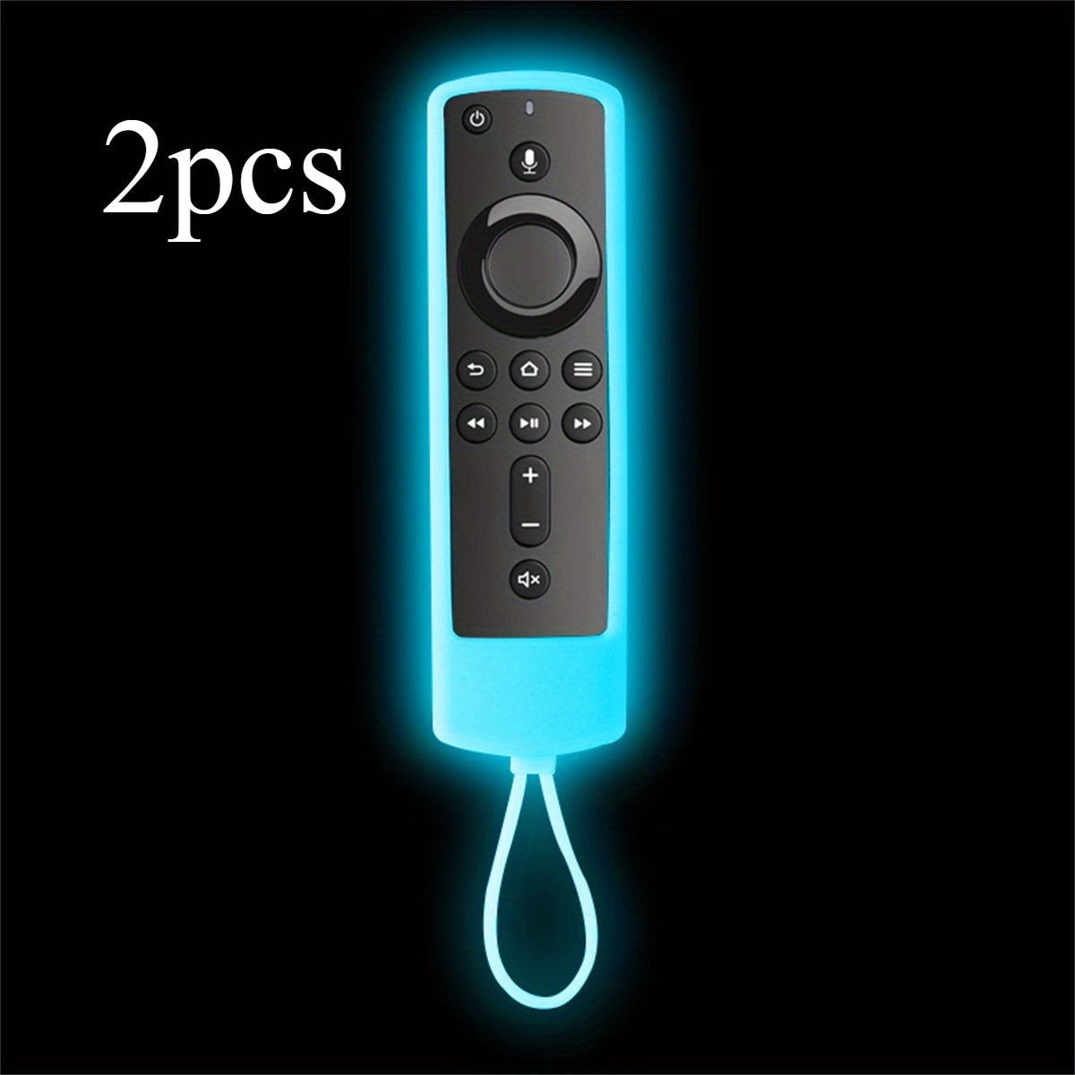 2pcs Soft Silicone Dirt Resistant TV Remote Control Protective Case