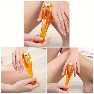 1pc hand-held plastic hand roller massager for relaxation and blood circulation, perfect for Mother's Day, Valentine's Day gifts