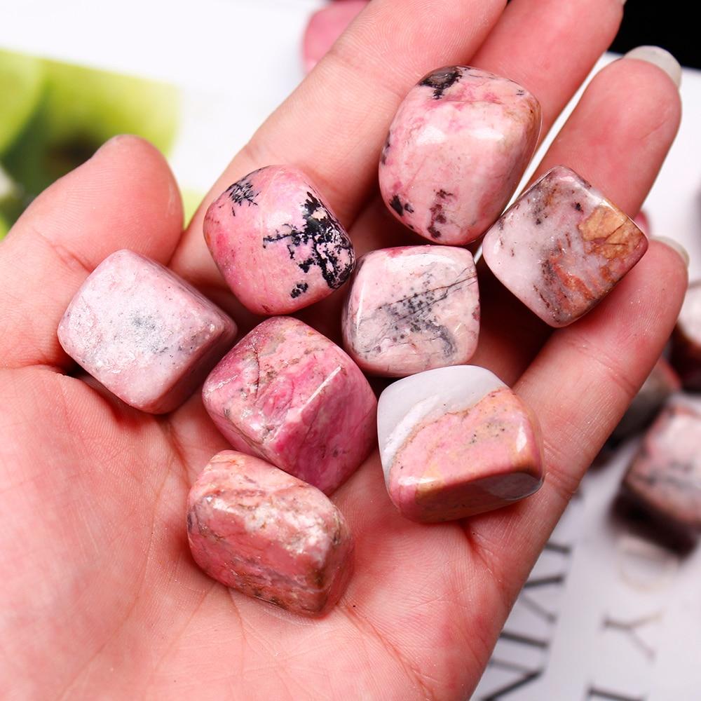 50g/bag Natural crystal stone Rhodochrosite Crystal macadam large particle polished macadam