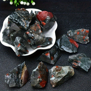 Natural Rough African Blood Stone, African Blood Stone Aromatherapy Diffuser Stone, Christmas Gifts, Raw Stone Healing Crystal Stone Home De