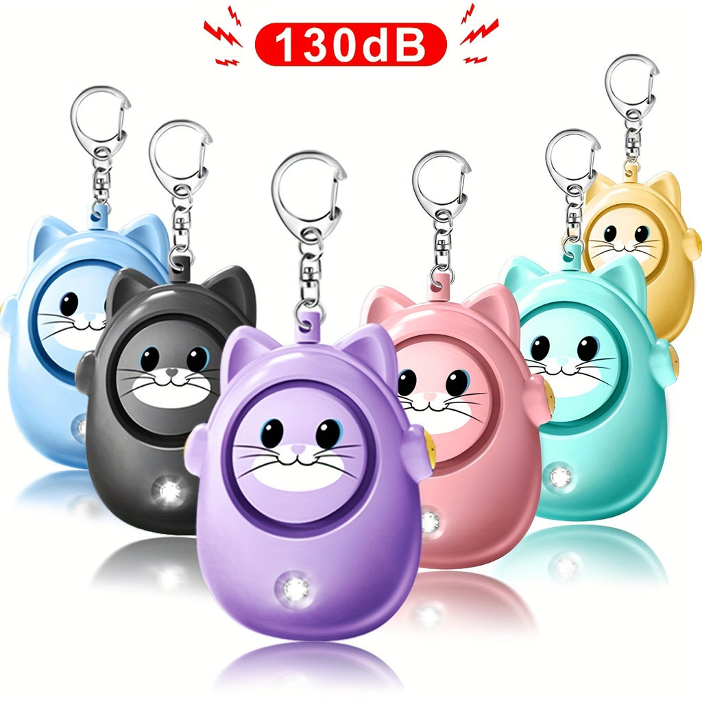 [Loud Safety Alarm] 130dB Loud Personal Safety Alarm with LED Light - Women's, Men and Elderly Emergency Security Keychain