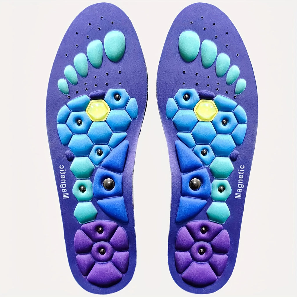 ComfortPlus Acupressure Insoles for Men & Women - Arch Support, Reflex Relax Foot Pads