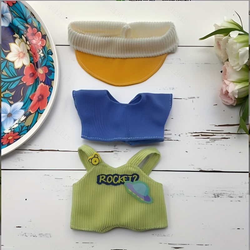 Adorable Doll Clothing Accessory Set, Suitable for 6.69-inchLABUBU Doll Clothes, Only Clothes Not Including Doll, Birthday Gift, Ramadan Festival, Easter, Holiday Gift