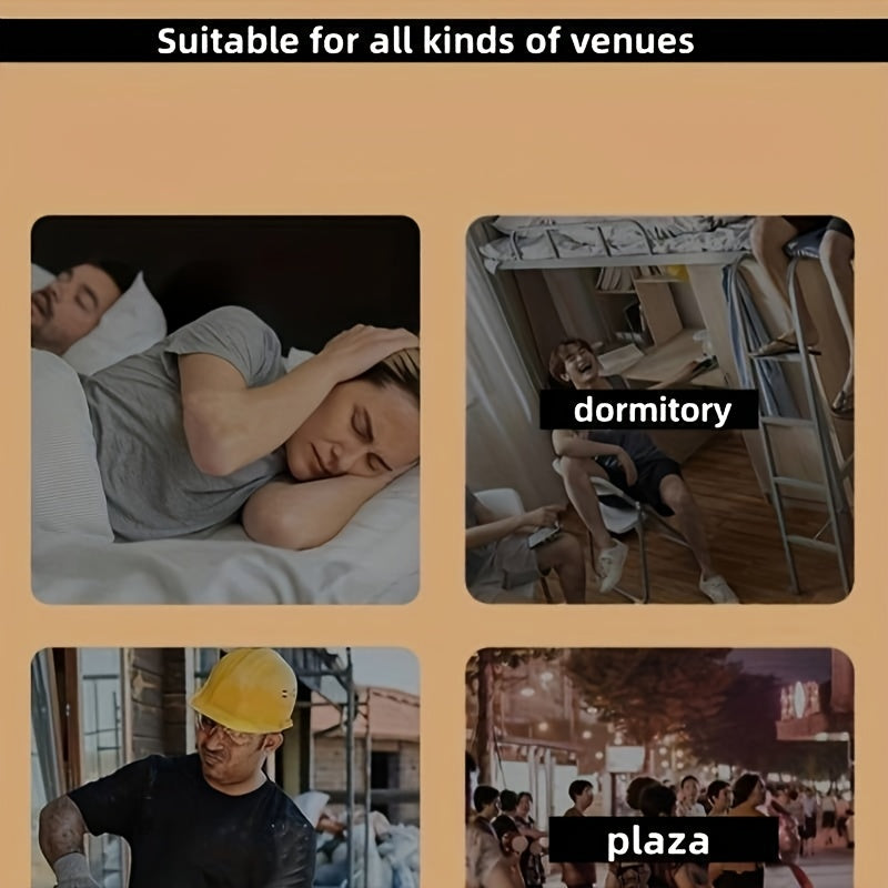 Noise-Canceling Sleep Mask with Ear Muffs | Adjustable, Comfortable Cotton Eye Cover for Restful Sleep & Travel | Noise Isolation | Solid Color Black | Ideal for Peaceful Slumber