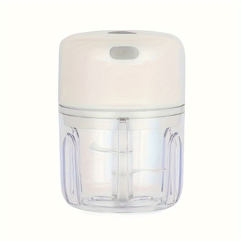 Multi-Purpose USB-Charged Mini Food Chopper - Quick and Efficient 1000 RPM Electric Grinder for Garlic, Veggies, and More