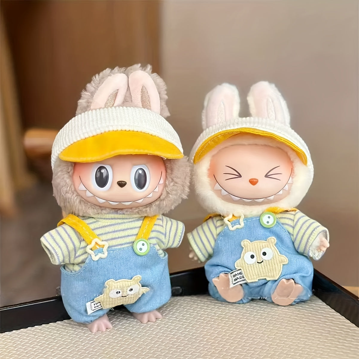 Adorable Doll Clothing Accessory Set, Suitable for 6.69-inchLABUBU Doll Clothes, Only Clothes Not Including Doll, Birthday Gift, Ramadan Festival, Easter, Holiday Gift