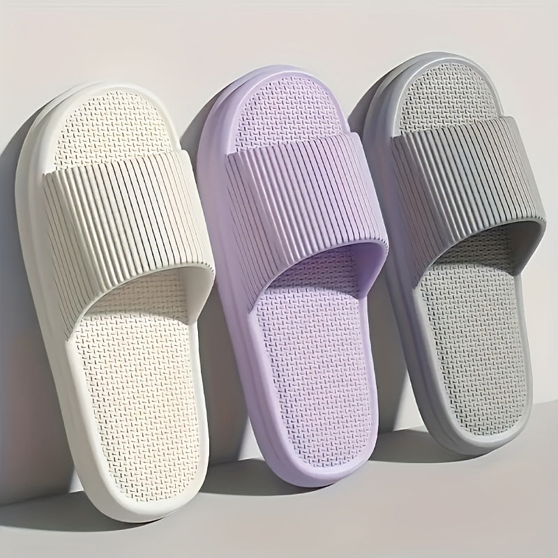 [Anti-slip Slippers] Anti-slip EVA Women's Thick Sole Slippers | Women's Casual Slip-on for Beach and Indoor/Outdoor Use