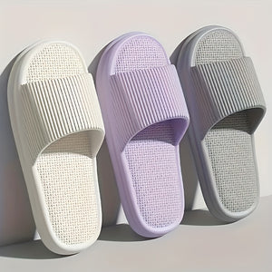[Anti-slip Slippers] Anti-slip EVA Women's Thick Sole Slippers | Women's Casual Slip-on for Beach and Indoor/Outdoor Use