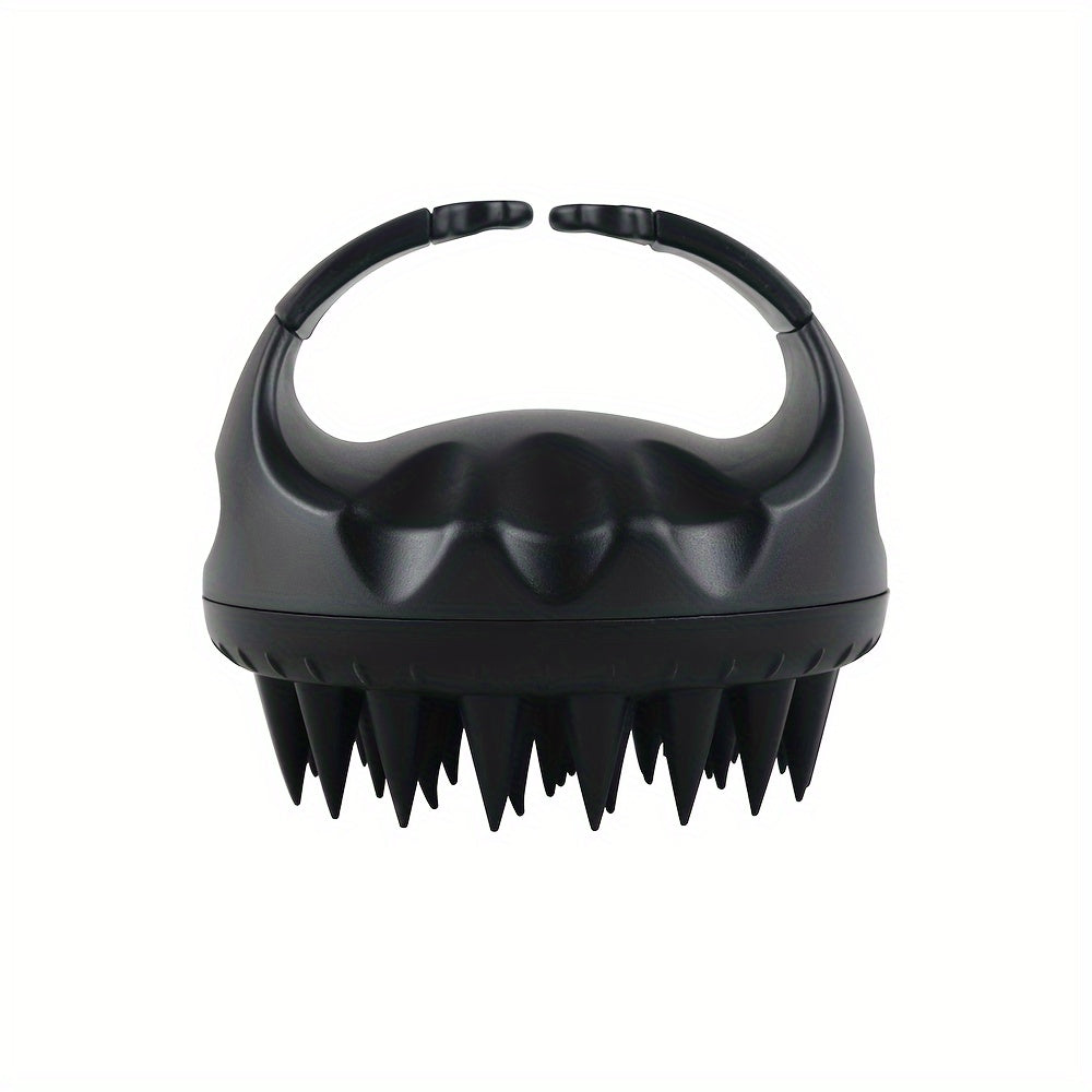 Soft Silicone Scalp Massager - Gentle Shampoo Brush for Deep Clean & Relaxing Head Massage, Perfect for Home Spa & Salon Use