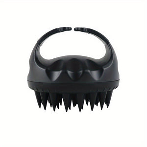 Soft Silicone Scalp Massager - Gentle Shampoo Brush for Deep Clean & Relaxing Head Massage, Perfect for Home Spa & Salon Use