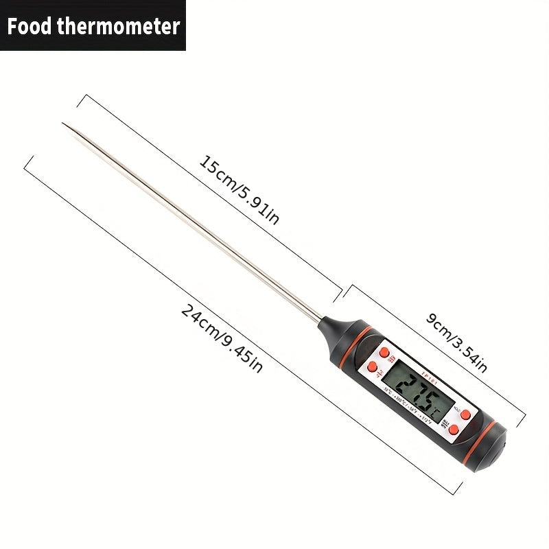 Kitchen Oil Thermometer BBQ Baking Temperature Measurement Electronic Food Thermometer Liquid Temperature Pen