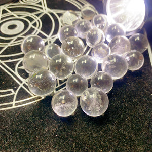 20mm Natural Clear Quartz Sphere  Crystal Ball for Healing, Meditation, and Energy Work Premium Quality Gemstone