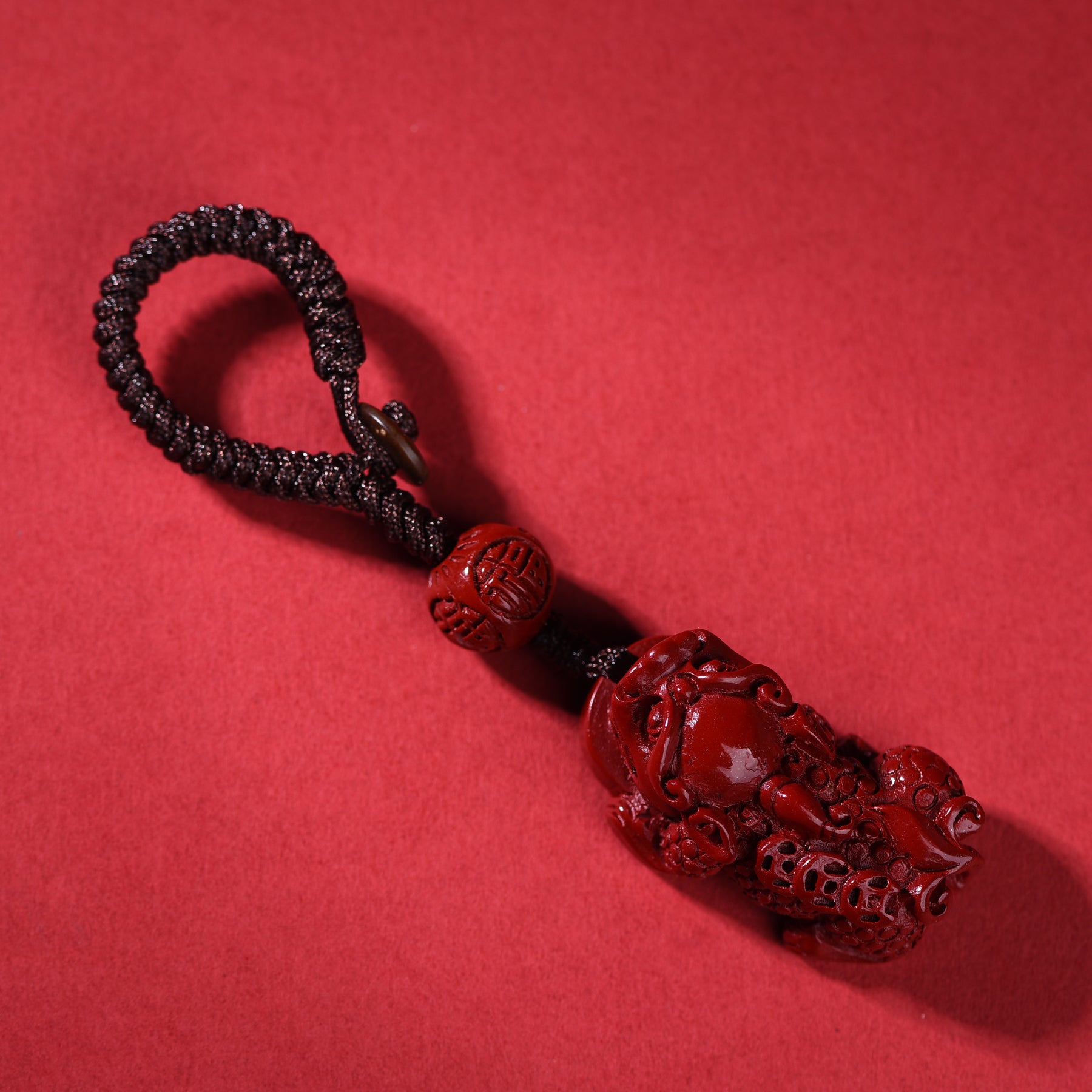 High Quality Cinnabar Key Chains Phone Chains