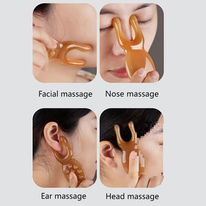 3pcs Massage Scraping Tools Small Frog Meridian Massage Comb Dolphin Head Massage Comb Octopus Massage Comb