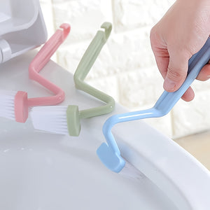 1pc V-shaped Toilet Brush, Small Toilet Brush, No Dead Corner Cleaning Brush, The Household Bathroom Artifact, Can Turn The Toilet Elbow To